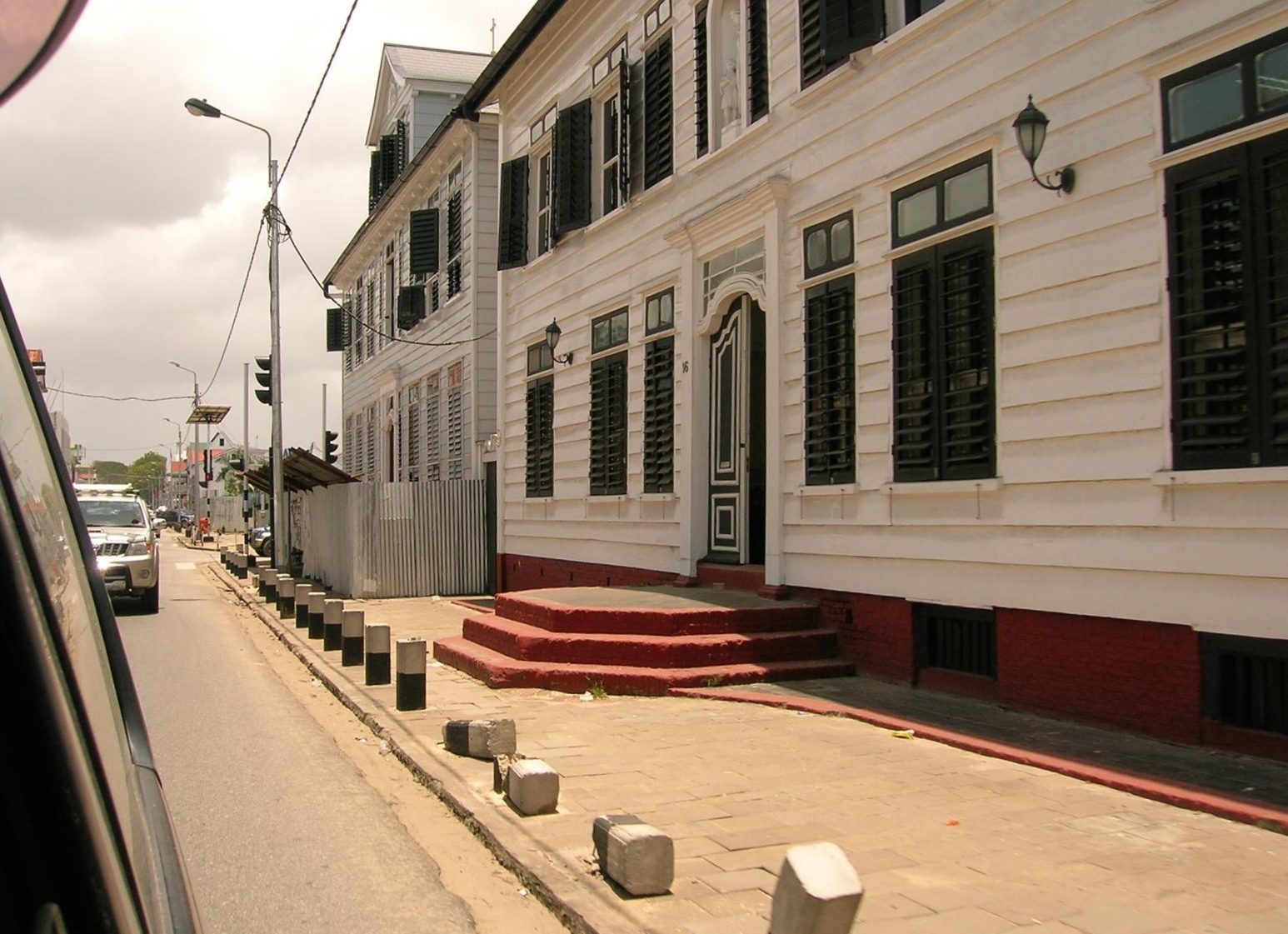 Scholencomplex (historia) Gravenstraat-Wulfingstraat in de stad Paramaribo, Suriname.